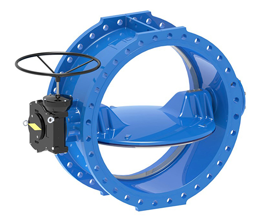 IPS Flanged Butterfly Valve Irrigation Pumping Station